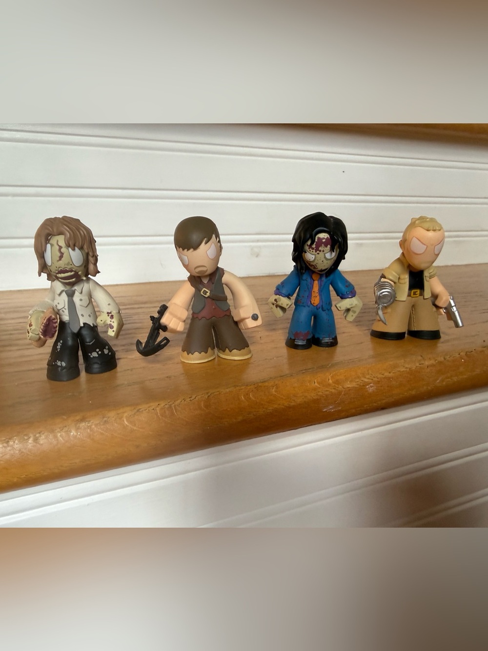 Funko Mystery Minis The Walking Dead Lot of 4 Daryl Merle Walker Figures 2013